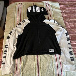 Victoria Secret Pink Nation Hoodie/Youth Large